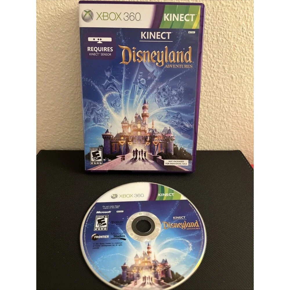 Kinect Disneyland Adventures Xbox 360 - Game & Case